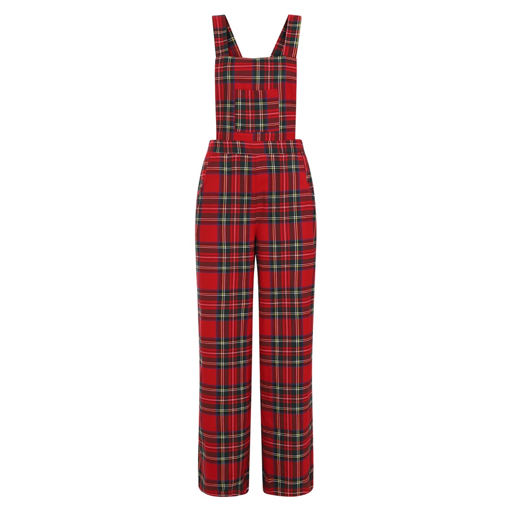 Dancing Days - PUNK TARTAN Jumpsuit - Rouge